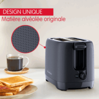 Grille-Pain Moulinex Morning LT2M0810 850 W Noir Tunisie