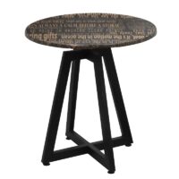 Table Bistrot Matrix 3 Pieds 70×70 Cm Werzalit Socle Peinture Sotufab – Noir – TBIS140NR Tunisie