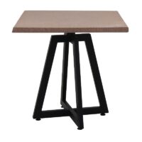 Table Bistrot Mega 70×70 Cm Werzalit Socle Métallique Sotufab – Orange – TBIS135 Tunisie