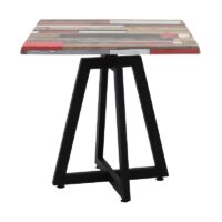 Table Bistrot Mega 70×70 Cm Werzalit Socle Métallique Sotufab – Pistache – TBIS135 Tunisie
