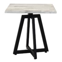 Table Bistrot Mega 70×70 Cm Werzalit Socle Métallique Sotufab – Violet – TBIS135 Tunisie