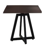 Table Bistrot Mega 70×70 Cm Werzalit Socle Métallique Sotufab – White Block – TBIS135 Tunisie
