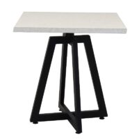 Table Bistrot Mega 70×70 Cm Werzalit Socle Métallique Sotufab – Indien – TBIS135 Tunisie