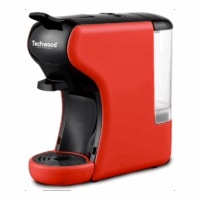 Machine à Café Expresso 2 en 1 Techwood TCA-195N Rouge Tunisie
