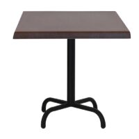 Table Bistrot 70×70 Wz Socle Métallique En Tube Rond – Orange – TBIS093 Tunisie