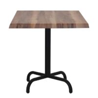 Table Bistrot 70×70 Wz Socle Métallique En Tube Rond – Blanc – TBIS093 Tunisie