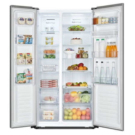 Réfrigérateur Side By Side Hisense RS3P518NMC 519 L NoFrost Inverter Inox Tunisie