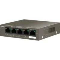 Switch de Bureau Tenda 5-Port 10/100Mbps Avec 4-Port PoE – TEF1105P-4-63W Tunisie