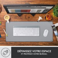 Tapis Souris Gamer Logitech Desk Mat Studio Series Gris – 956-000052 Tunisie