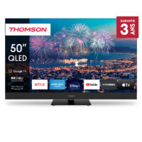 Téléviseur Thomson 50QG4S14 QLED Side Feet Google TV Noir Tunisie