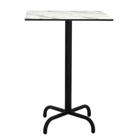 Table Haute 70×70 Cm Compact Socle Métallique Sotufab – Afyon – TPIZ049 Tunisie
