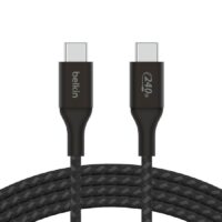 Câble de Charge Belkin USB-C vers USB-C BoostCharge 1m -Noir – CAB025HQ1MBK Tunisie