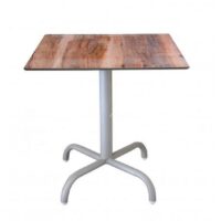 Table Bistrot 70×70 Cm Compact Socle Peinture Sotufab – Blanc – TBIS104 Tunisie