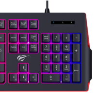 Clavier Gaming Filaire Havit RGB Rétroéclaire – Noir – KB866L Tunisie