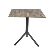 Table Bistrot Noa 3 Pieds 70×70 Cm Compact Socle Peinture Noir Sotufab – Indien – TBIS146NR Tunisie
