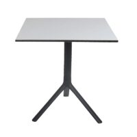 Table Bistrot Noa 3 Pieds 70×70 Cm Compact Socle Peinture Grège Sotufab – Maracaibo – TBIS146GR Tunisie
