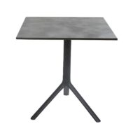 Table Bistrot Noa 3 Pieds 70×70 Cm Compact Socle Peinture Noir Sotufab – Indien – TBIS146NR Tunisie