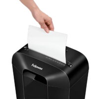Destructeur Documents Fellowes LX-70 Coupe Croisée – Noir- FEL-DEST43 Tunisie