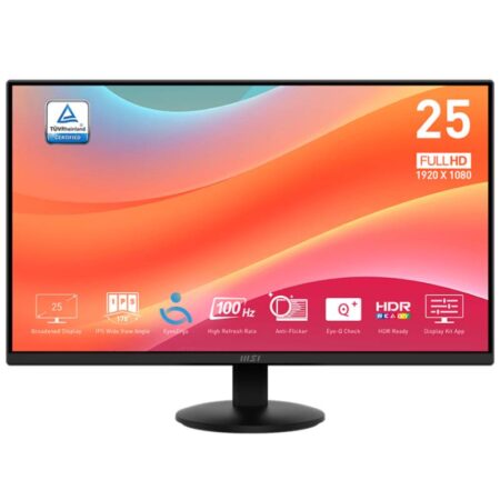 Ecran MSI Pro MP252L 24.5 » FHD 100Hz IPS – 9S6-3PD7CT-013 Tunisie