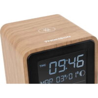 Enceinte & Station météo Thomson – Bois & Noir – WS102TBK Tunisie