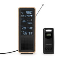 Enceinte & Station météo Thomson – Bois & Noir – WS102TBK Tunisie
