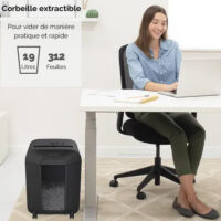 Destructeur Powershred de Documents Fellowes LX-85 Coupe Croisée – Noir – FEL-DEST39 Tunisie