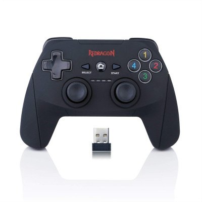 Manette Gaming Sans Fil Redragon G808 Harrow – Noir -G808 Tunisie