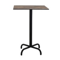 Table Haute 70×70 Cm Compact Socle Métallique Sotufab – Indien – TPIZ049 Tunisie