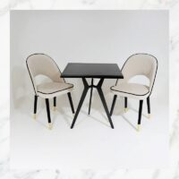 Table Bistrot Mega D70 Cm Werzalit Socle Métallique Sotufab – Noir Nuit – TBIS136 Tunisie