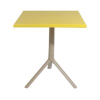 Table Bistrot Noa 3 Pieds 70×70 Cm Werzalit Socle Peinture Grège Sotufab – Maracaibo – TBIS144GR Tunisie