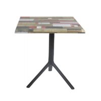Table Bistrot Noa 3 Pieds 70×70 Cm Werzalit Socle Peinture Noir Sotufab – Pistache – TBIS144NR Tunisie