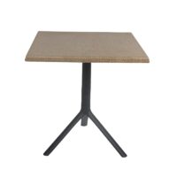 Table Bistrot Noa 3 Pieds 70×70 Cm Werzalit Socle Peinture Noir Sotufab – Noir – TBIS144NR Tunisie