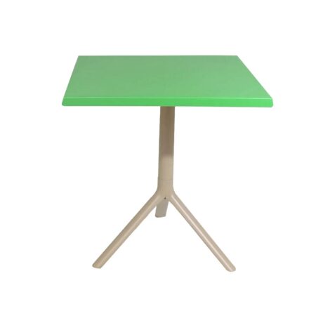 Table Bistrot Noa 3 Pieds 70×70 Cm Werzalit Socle Peinture Grège Sotufab – Pistache – TBIS144GR Tunisie