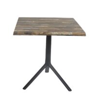 Table Bistrot Noa 3 Pieds 70×70 Cm Werzalit Socle Peinture Noir Sotufab – Marbré – TBIS144NR Tunisie