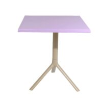 Table Bistrot Noa 3 Pieds 70×70 Cm Werzalit Socle Peinture Grège Sotufab – White Block – TBIS144GR Tunisie