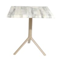 Table Bistrot Noa 3 Pieds 70×70 Cm Werzalit Socle Peinture Grège Sotufab – Violet – TBIS144GR Tunisie
