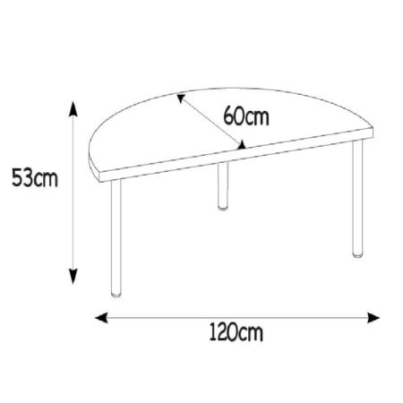Table Maternelle Demi Cercle Sotufab – MA13 Tunisie