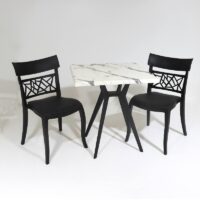 Table Bistrot Matrix 3 Pieds 70×70 Cm Werzalit Socle Peinture Sotufab – Noir – TBIS140NR Tunisie