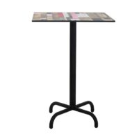 Table Haute Joya 110×70 Cm Socle Blanc Sotufab – Denver – TPIZ060DV-BC Tunisie