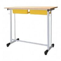 Table Etudiant C30 Top Mdf Chant Vernis Sotufab – TE32 Tunisie