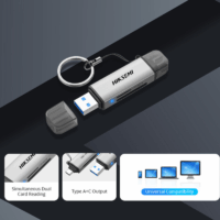 Lecteur de carte de stockage HIKSEMI USB Vers TYPE C – HS-HUB-CR01 Tunisie