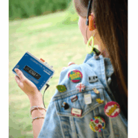 Rewind EPOK + Baladeur cassette sur batterie rechargeable Bluetooth -Bleu – BTTAPEBL Tunisie