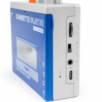 Rewind EPOK + Baladeur cassette sur batterie rechargeable Bluetooth -Bleu – BTTAPEBL Tunisie