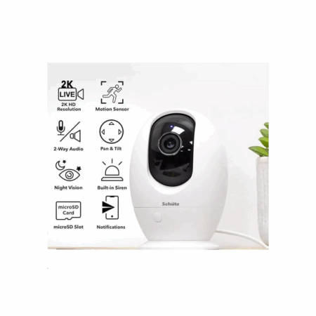 Caméra De Surveillance Interne Schutz Smart 4MP Blanc – KENDO-IC-V2 Tunisie