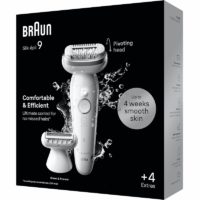 Épilateur Braun Silk-Epil 9 Wet & Dry SES9-041 Blanc & Silver Tunisie