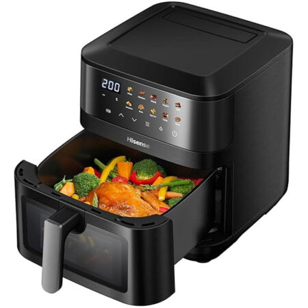 Friteuse à Air Sans Huile Hisense H08AFBK1S4 8L Noir Tunisie