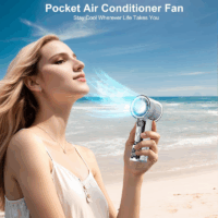 Mini Ventilateur Puissante Avec Regulation de Vitesse – Noir -FAN-X05 Tunisie