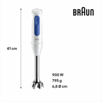 Mixeur Plongeant 3en1 Braun MQ30.202M 900 W Blanc Tunisie
