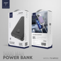 Power Bank Ten Space 5000mAh 20W mag-wireless 15W  Noir – TS-WP022 Tunisie
