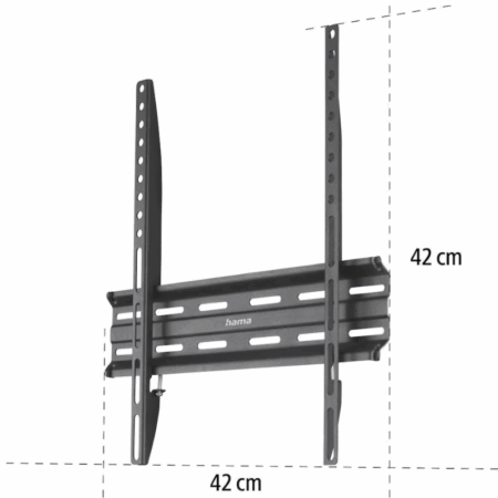 Support Tv 65&Prime; Jusqu&rsquo;à 35 Kg, Distance Du Mur 2,3 Cm – Noir -220809 Tunisie